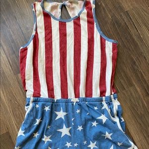 NEW American flag romper!